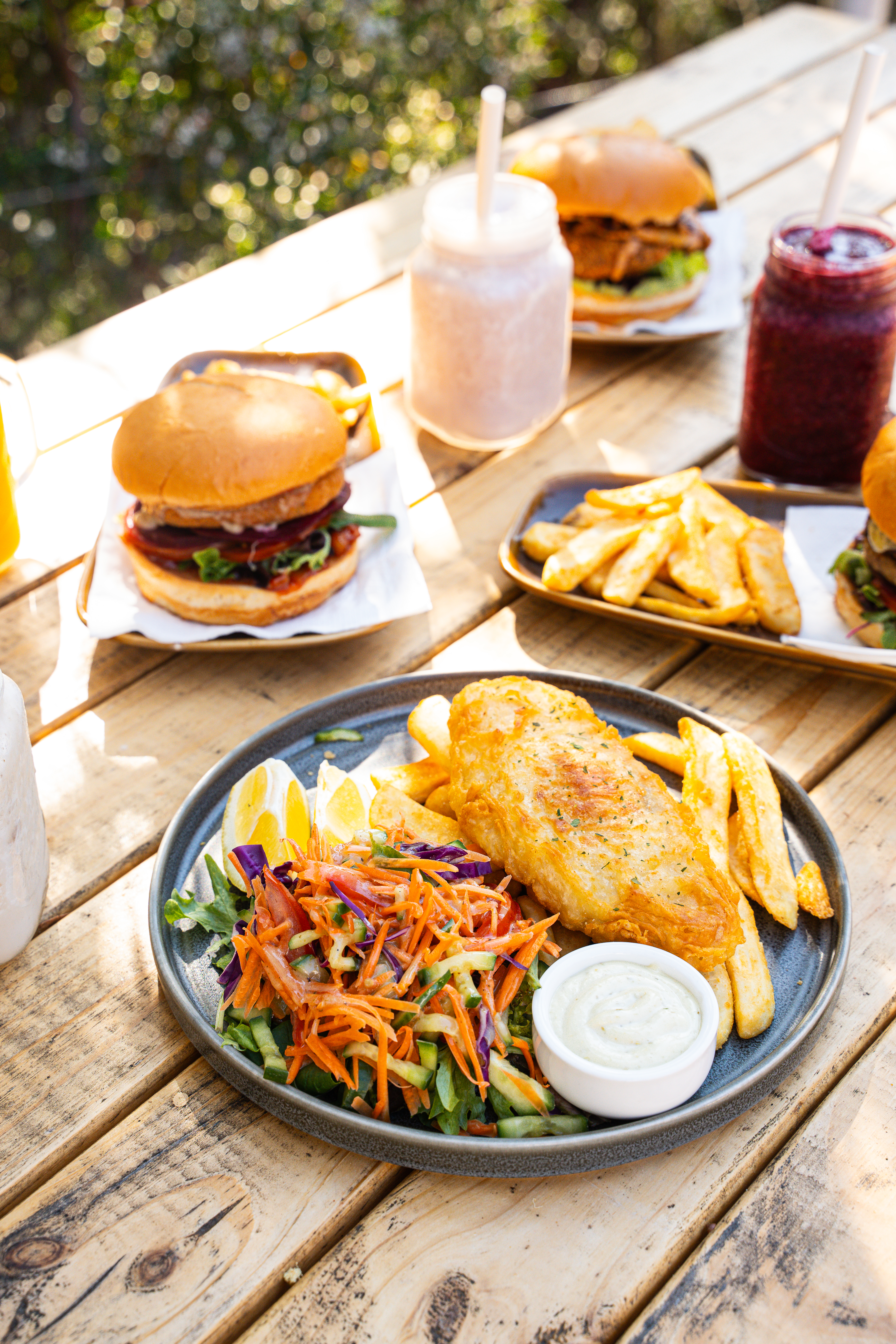 Mixed platter with various dishes